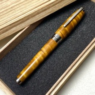 3952老山羊-X888 金絲楠木 高清高亮版 書法鈦尖鋼筆