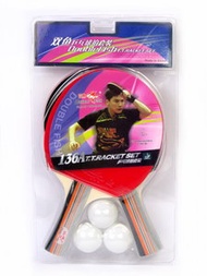 雙魚 - 136A 長柄雙反乒乓球拍套裝
