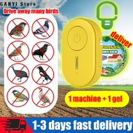 Intelligent Ultrasonic Bird Repellent Outdoor AI Automatic Frequency Switching Pigeons Repellent No 