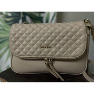 POLO HILL Ladies Quilted Flap Crossbody Sling Bag(preloved)