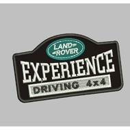 LAND ROVER HP-R17 LAND LOGO PATCH 4X4 DRIVING EXPERIENCE STANDARD EMBROIDERY ACCESSORIES BET/ EMBLEM