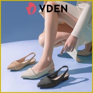 ◰ ◶ ✶ VDEN Pointed Mules Slingback Flat Shoes 22008 Pointed Toe Flat Heel (1 cm or less) Summer