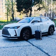 【免運】原廠 1:18 雷克薩斯LEXUS UX260h 越野車SUV合金汽車模型車模收藏