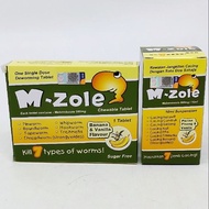 WINWA M-ZOLE 1's (Ubat Cacing)