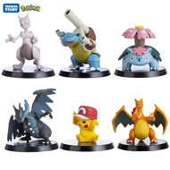 Pokemon Figures 6Pcs/Set Pikachu Blastoise Charmander Mewtwo High Quality Action Toys Model Pet Kids Best Festival Gifts