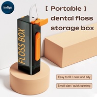 Portable Dental Floss Box Floss Stick Storage Dispenser Teeth Flosser Holder Automatic Push Eject De