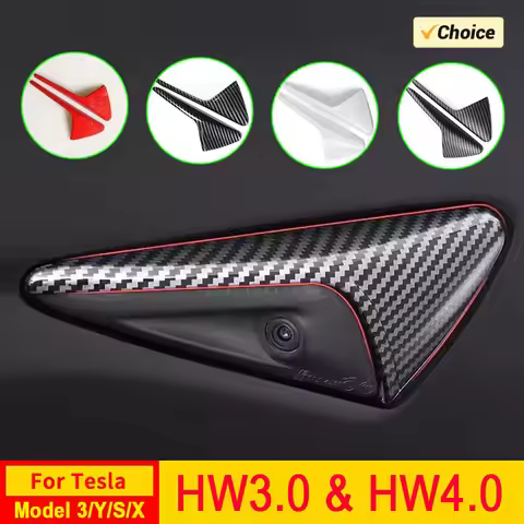 HW4.0 HW3.0 Side Camera Protector Cover for Tesla Model 3 Y S X Highland Accessories Turn Signal Fen