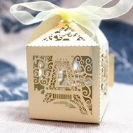 50pcs Laser Cut  Wedding Party Favor Gift  Boxes Candy Boxes