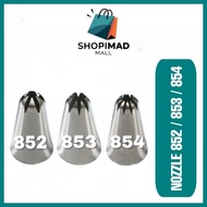 NOZZLE CLOSED STAR 852  853 854 | NOZEL BINTANG | ICING CAKE NOZZLE