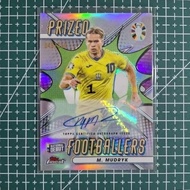MYKHAILO MUDRYK 2023 TOPPS FINEST EURO FOOTBALLERS AUTO /350