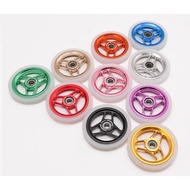 1 pair 56mm diameter easywheel for brompton folding bike A C P Line 10 colors bearing easy wheel