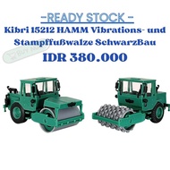 Kibri 15212 HAMM Vibrations- und StampffuBwalze SchwarzBau, 1:87 HO