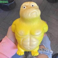 MIQUEL Squeeze Vent Gorilla, Orangutan Yellow Squeezing Monkey Toys, Creative Elastic Slow Rebound F