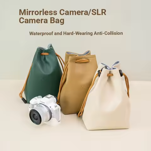 Camera Bag for Canon R50 Fujifilm X-T30 Nikon Z30 Sony ZV-E10 Instant Mini 13 CCD Ca Mirrorless DSLR