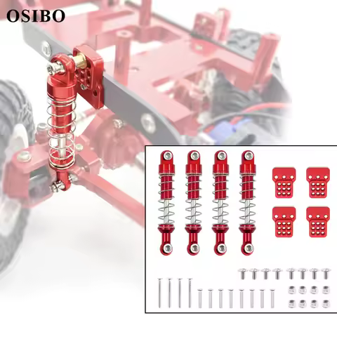 Metal Shock Absorber With Extended Seat Upgrade Parts For MN D90 MN-90 MN99S & WPL C14 C24 C34 RC Ca
