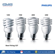 Philips Tornado Spiral Energy Saving Bulb E27 Base | 12w/15w/20w/24w | Day Light/Warm White