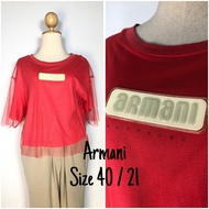 Armani exchange 2-Layer Shirt New Condition