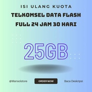 voucher data telkomsel 25gb nasional / kuota internet telkomsel