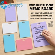 GLENES Erasable Badge Sticky Notes, Erasable Wipeable Erasable Notepad, Notepads Badge Sticky Notes 