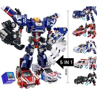Original 43cm High 5 IN 1 Hello Carbot Penta Storm X Transformation Robot to Car Action Figures Tran