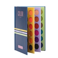 72 Color Glitter Eyeshadow Palette 3-layer Book Style Colorful Highlighter Shimmer Eye Shadow Make U