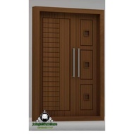 pintu rumah minimalis/pintu kupu tarung kayu jati