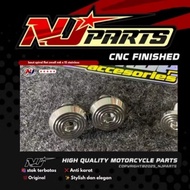 Unit price (1 bolt) probolt stainless spiral flat bolt m6 x 15 thread 10 1.5cm big dm14 and dm 19 st