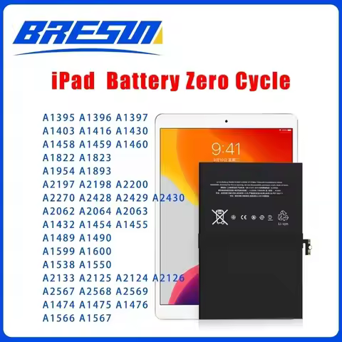 Tablet Battery For iPad 6 Air 2 A1566 For iPad 5 Air 1 A1474 A1475 A1893 10.2 Mini 2 3 4 5 Pro 9.7 1