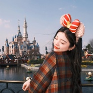 Cute Duffy Bear Navy Sailor Hairband Womens Disney Theme Park Photo-taking Hair Accessory Korean Sty