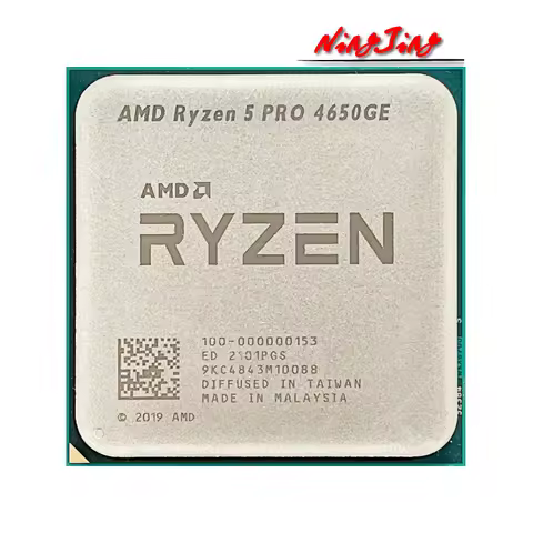 AMD Ryzen 5 PRO 4650GE R5 PRO 4650GE 3.3 GHz Used Six-Core Twelve-Thread 35W CPU L3=8M 100-000000153