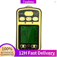 SMART SENSOR  ST8990 Multi Gas Monitor Rechargeable 4 in 1 O₂ LEL CO H₂S Gas Detector Tester Sensor 