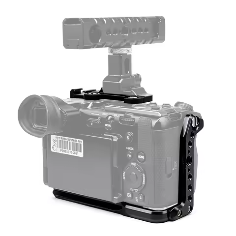 Camera Cage For Sony FX2 Camera Aluminum Alloy Frame Stabilizer with Cold Shoe Mount for NATO Rail E
