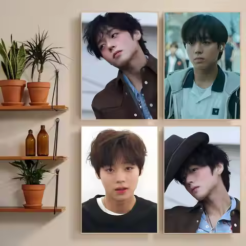 1pc W-Weak H-Hero P-Park J-Jihoon Poster Sticker Print Waterproof Wall Art For Living Room Bedroom H