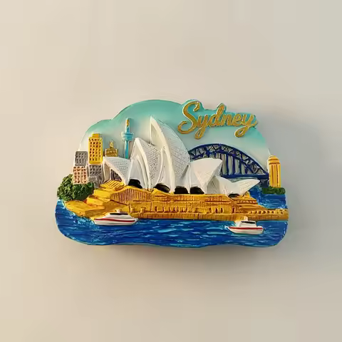 Sydney, Australia, Opera House, 3D Stereoscopic, Tourism Souvenirs, Resin Painting, Decoration Home,