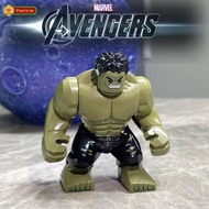 Superhero Building Block Doll Hulk Invincible Hulk Building Block Doll Collection Gift mini Doll Children's Toy Lego Style Doll