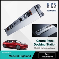 ( READY STOCK ) BCS Retractable Center Console Fast Charge USB Hub for Tesla Model 3 Highland 2024 C
