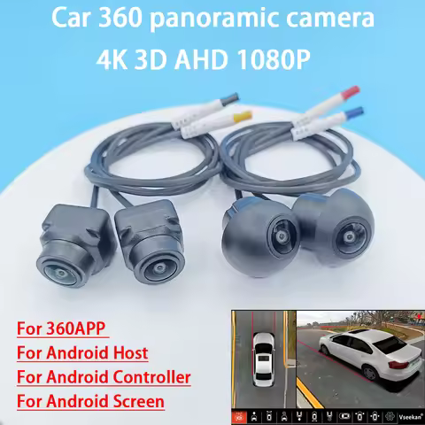 Car panoramic system 360 camera full car image 8K HD night vision 2053 sensor 3D AHD 1080P For Andro