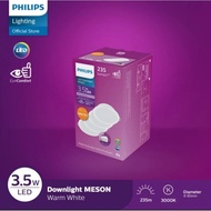 CAHAYA Philips LED MESON Downlight Pack Of 4 (Buy 3 Get 1 Free) Warm White Yellow Light 3000K 3.5 5.5 9 13w Watt