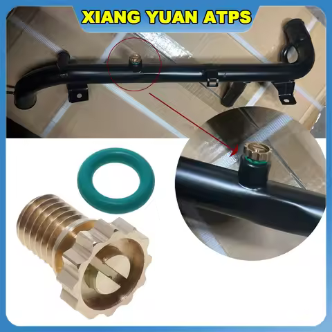 1/2/5/10x WHT000316 M10*16 Copper Bleeder Screw Seal Bolt with Sealing Ring Fits for Audi A4 Quattro