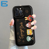 For Xiaomi Redmi 9A 9C 9i 9T 10 10A 10C 10X 11A 12 12C 13C A1 A2 / Xiaomi Poco X3 / X3 NFC / X3 Pro / Poco M2 M3 / Poco C55 C65 Casing Cartoon Cute SpongeBob SquarePants and Friends Eating and Drinking Soft Silicone Phone Shell