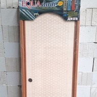 Pintu Kamar Mandi / Pintu PVC Motif (EQUADOOR) Maspion PVC tanpa kaca