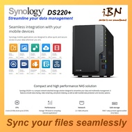 Synology DS220+ NAS DiskStation 2-Bays NAS with Dual-Core Processor Backup Storage for Home Users / 