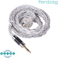 JENNIFERDZSG KZ Earphones Cable, 784 Cores Silver Plated KZ Headphone Cord, Uparade Cable Silver Blu