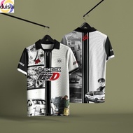 Jersey Retro Collar Short Sleeve / Jersey Fully Printing Sublimation【Free Custom Name & Number】4