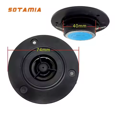 SOTAMIA 2Pcs 3 Inch Tweeter Sound Hifi Stereo Speakers 8 Ohm 10W Home Theater Audio Loudspeaker DIY 
