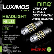 Latest H6 9Nine Luximos Laser Motorcycle Led Light 3 White Yellow 12 WattLS