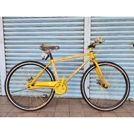 700c Fixie Bicycle HTG Fixie City Bike Disc Brake Basikal Fixie