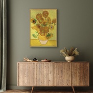 梵谷_向日葵I - 梵谷系列掛畫/花卉掛畫/植物掛畫/太陽花/臥室