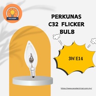 C32 3W E14 FLCKER BULB