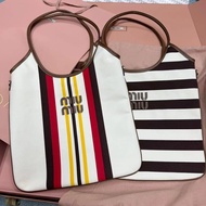 [Daigou Grade Version Version Miu's Tote Bag410727] Mu's New Style Isetan Limited Edition Tote Bag D